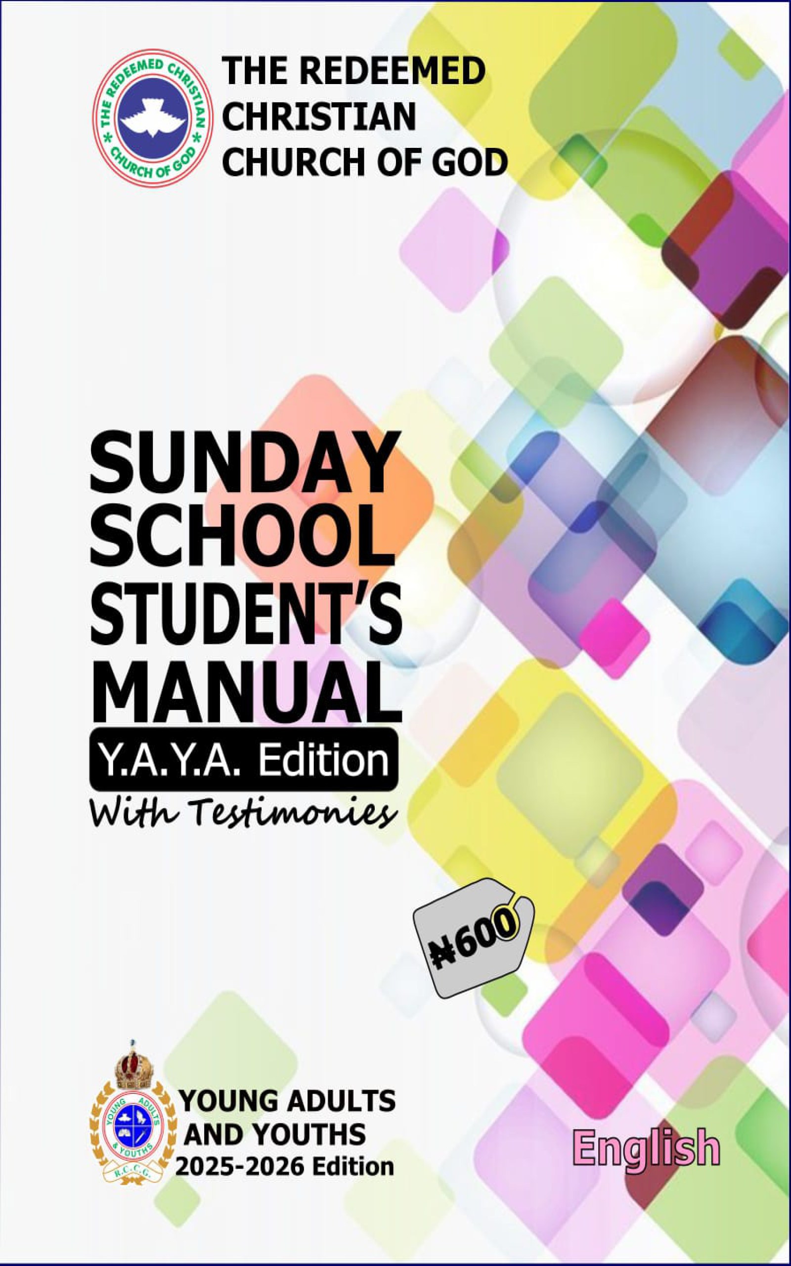 Nigerian (YAYA) Sunday School Students Manual-2025-26